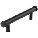 Hoxton Wenlock 96mm Knurled End Cap Cabinet Handle - Matt Black - HOX150MB - Choice Handles