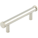 Hoxton Wenlock 96mm Knurled End Cap Cabinet Handle - Polished Nickel - HOX150PN - Choice Handles