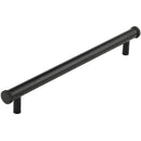 Hoxton Wenlock 224mm Knurled End Cap Cabinet Handle - Matt Black - HOX160MB - Choice Handles