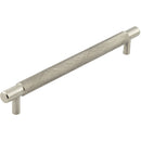 Hoxton Taplow 224mm Knurled End Cap Cabinet Handle - Satin Nickel - HOX2060SN - Choice Handles