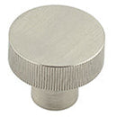 Hoxton Thaxted 30mm Knurled Cupboard Knob - Satin Nickel - HOX230SN - Choice Handles