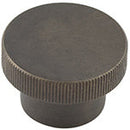 Hoxton Thaxted 40mm Knurled Cupboard Knob - Dark Bronze - HOX240DB - Choice Handles