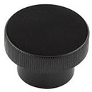 Hoxton Thaxted 40mm Knurled Cupboard Knob - Matt Black - HOX240MB - Choice Handles
