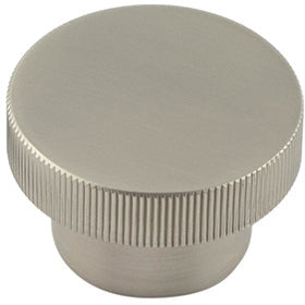 Hoxton Thaxted 40mm Knurled Cupboard Knob - Satin Nickel - HOX240SN - Choice Handles