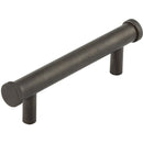 Hoxton Thaxted 96mm Knurled End Cap Cabinet Handle - Dark Bronze - HOX250DB - Choice Handles