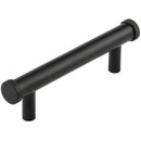 Hoxton Thaxted 96mm Knurled End Cap Cabinet Handle - Matt Black - HOX250MB - Choice Handles
