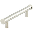 Hoxton Thaxted 96mm Knurled End Cap Cabinet Handle - Polished Nickel - HOX250PN - Choice Handles