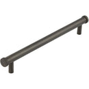 Hoxton Thaxted 224mm Knurled End Cap Cabinet Handle - Dark Bronze - HOX260DB - Choice Handles