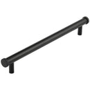 Hoxton Thaxted 224mm Knurled End Cap Cabinet Handle - Matt Black - HOX260MB - Choice Handles