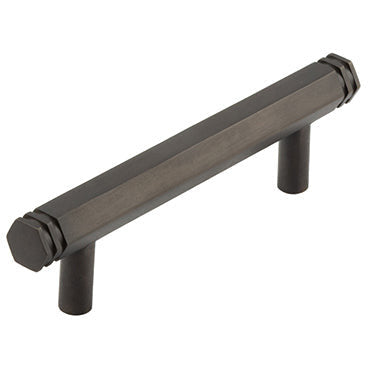 Hoxton Nile 96mm Hex Cabinet Pull Handle - Dark Bronze - HOX350DB - Choice Handles