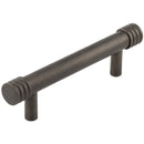 Hoxton Sturt 96mm Grooved Cabinet Pull Handle - Dark Bronze - HOX450DB - Choice Handles