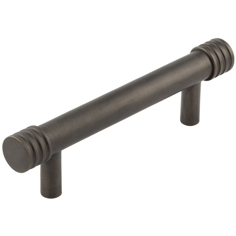 Hoxton Sturt 96mm Grooved Cabinet Pull Handle - Dark Bronze - HOX450DB - Choice Handles