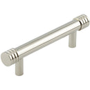 Hoxton Sturt 96mm Grooved Cabinet Pull Handle - Polished Nickel - HOX450PN - Choice Handles