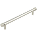 Hoxton Sturt 224mm Grooved Cabinet Pull Handle - Polished Nickel - HOX460PN - Choice Handles