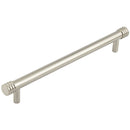 Hoxton Sturt 224mm Grooved Cabinet Pull Handle - Satin Nickel - HOX460SN - Choice Handles