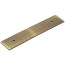 Hoxton Fanshaw 140x30mm Backplate for Cabinet Handles with 96mm Ctrs - Antique Brass - HOX5050AB - Choice Handles