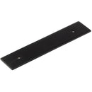 Hoxton Fanshaw 140x30mm Backplate for Cabinet Handles with 96mm Ctrs - Matt Black - HOX5050MB - Choice Handles