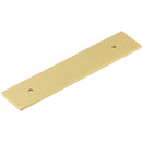 Hoxton Fanshaw 140x30mm Backplate for Cabinet Handles with 96mm Ctrs - Satin Brass - HOX5050SB - Choice Handles