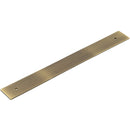Hoxton Fanshaw 268x30mm Backplate for Cabinet Handles with 224mm Ctrs - Antique Brass - HOX5060AB - Choice Handles