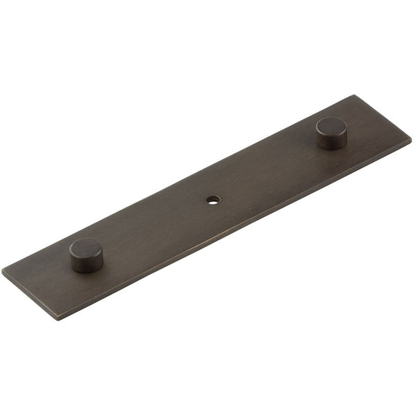 Hoxton Fanshaw 140x30mm Backplate for Cabinet Knobs - Dark Bronze - HOX5090DB - Choice Handles