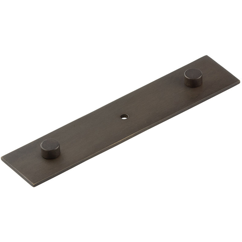 Hoxton Fanshaw 140x30mm Backplate for Cabinet Knobs - Dark Bronze - HOX5090DB - Choice Handles