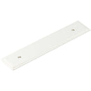 Hoxton Rushton 140x30mm Backplate for Cabinet Handles with 96mm Ctrs - Polished Nickel - HOX6050PN - Choice Handles