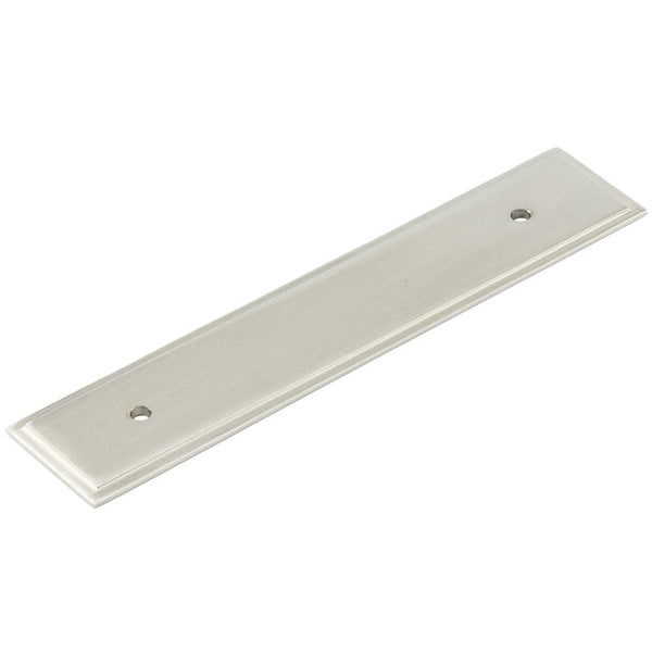 Hoxton Rushton 140x30mm Backplate for Cabinet Handles with 96mm Ctrs - Satin Nickel - HOX6050SN - Choice Handles