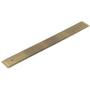 Hoxton Rushton 268x30mm Backplate for Cabinet Handles with 224mm Ctrs - Antique Brass - HOX6060AB - Choice Handles