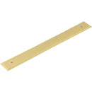 Hoxton Rushton 268x30mm Backplate for Cabinet Handles with 224mm Ctrs - Satin Brass - HOX6060SB - Choice Handles