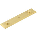 Hoxton Rushton 140x30mm Backplate for Cabinet Knobs - Satin Brass - HOX6090SB - Choice Handles