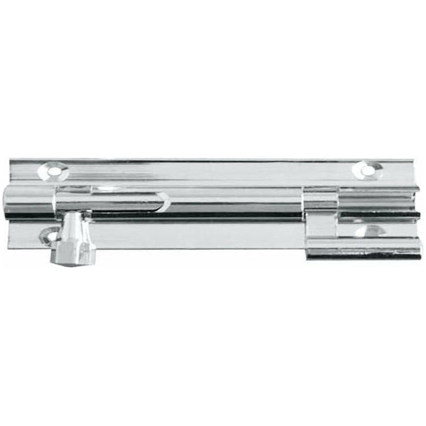 Frelan -  Necked Barrel Bolt 100 x 38mm - Polished Chrome- J1002PC-4 - Choice Handles