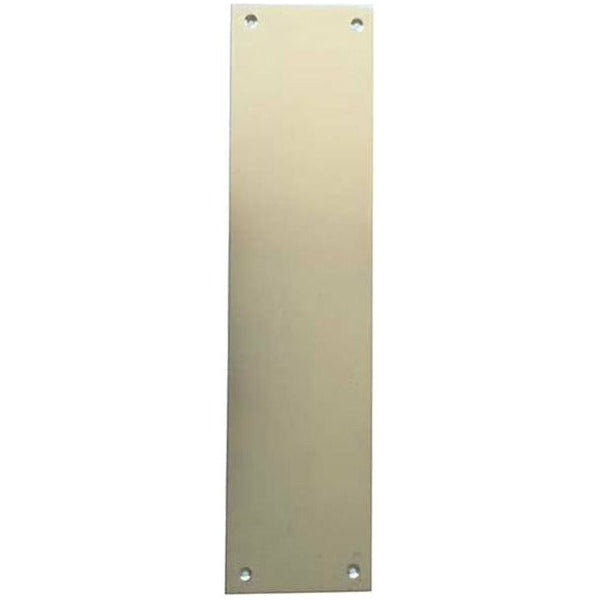 Frelan - Plain Fingerplate 305mm x 75mm - Satin Anodised Aluminium - J1409 - Choice Handles