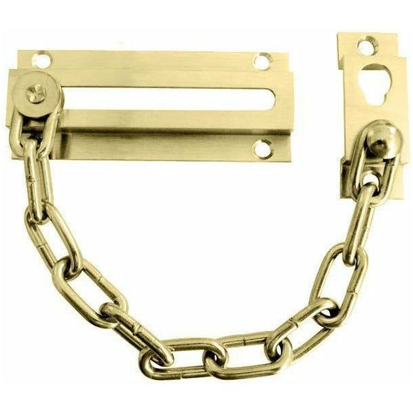 Frelan - Security Door Chain - Polished Brass - J3001PB - Choice Handles