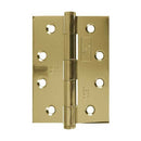 Frelan - Button Tip Hinge Grade 7 (102x76x2.5mm) - Electro Brass - J451BT-EB - (Pair) - Choice Handles