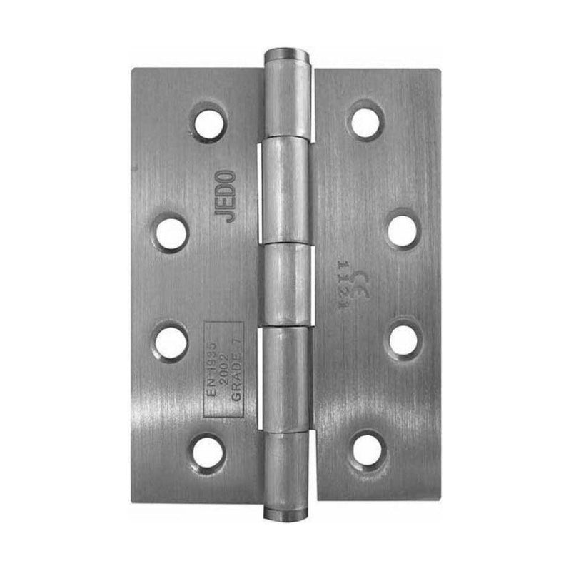 Frelan - Button Tip Hinge Grade 7 (102x76x2.5mm)  - Satin Chrome - J451BT-SC - (Pair) - Choice Handles
