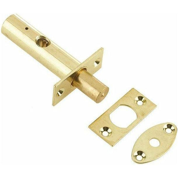 Frelan - Mortice Rack Bolt (28mm Backset) - Polished Brass - J727PB - Choice Handles