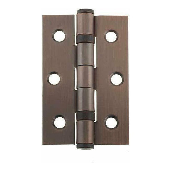 Frelan -  Steel Ball Bearing Hinge 3inch 76x50x2mm Grade 7 - Bronze - J8502BR - (Pair) - Choice Handles