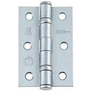 Frelan -  Steel Ball Bearing Hinge 3inch 76x50x2mm - Satin Chrome - J8502SC - (Pair) - Choice Handles