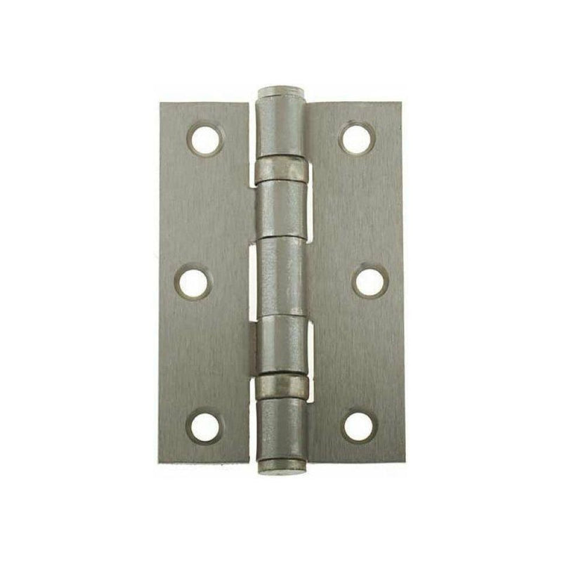 Frelan -  Steel Ball Bearing Hinge 3inch 76x50x2mm - Satin Nickel - J8502SC - (Pair) - Choice Handles