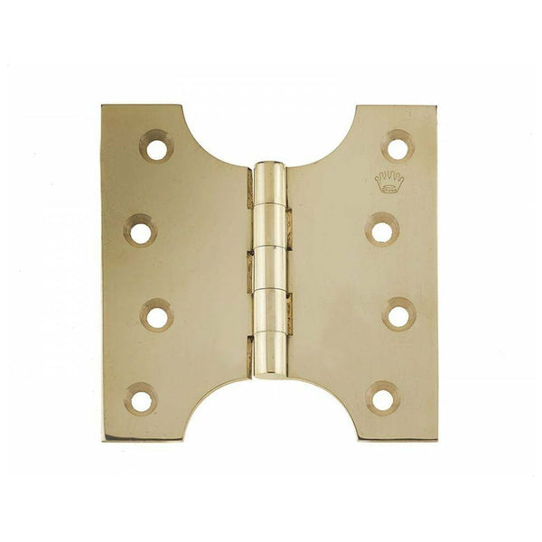 102 x 102 x 4mm Parliament Projection Hinges - Polished Brass - J9009B4PB - Choice Handles