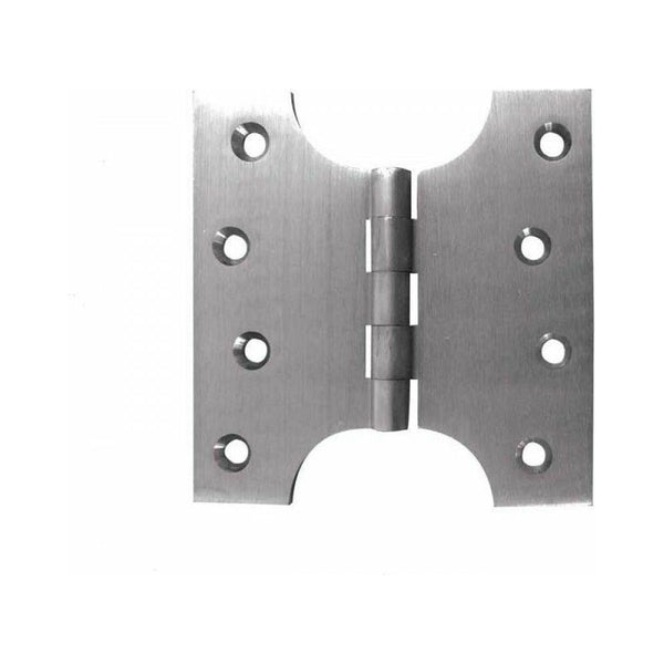 102 x 102 x 4mm Parliament Projection Hinges - Satin Chrome - J9009B4SC - Choice Handles