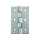 Frelan - Double Phosphor Bronze Washered Hinge, 76 x 50 x 3mm - Satin Chrome - J9310SC - (Pair) - Choice Handles