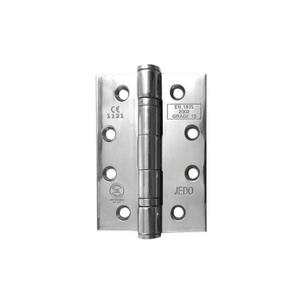Frelan - Ball Bearing Door Hinges - Grade 7 Satin Stainless Steel, 76 x 50 x 2mm - Polished Stainless Steel - J9502PSS - (Pair) - Choice Handles