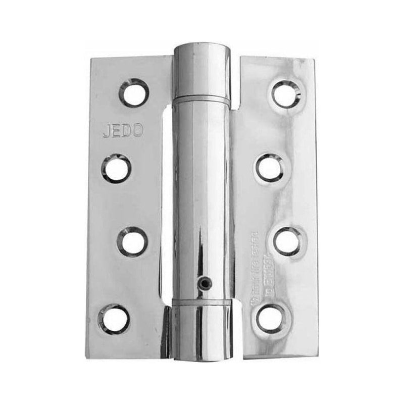 Frelan - Adjustable Fire Rated Door Closing Spring Hinge - Polished Chrome - J9800PC (sold in packs of 3) - Choice Handles