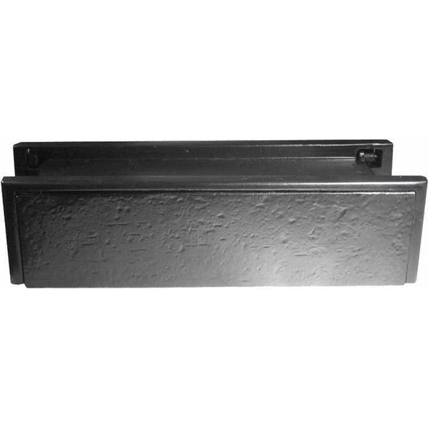 Frelan - Telescopic PVCu Sleeved Letterplate 274mm x 71mm - Black Antique - JAB113 - Choice Handles