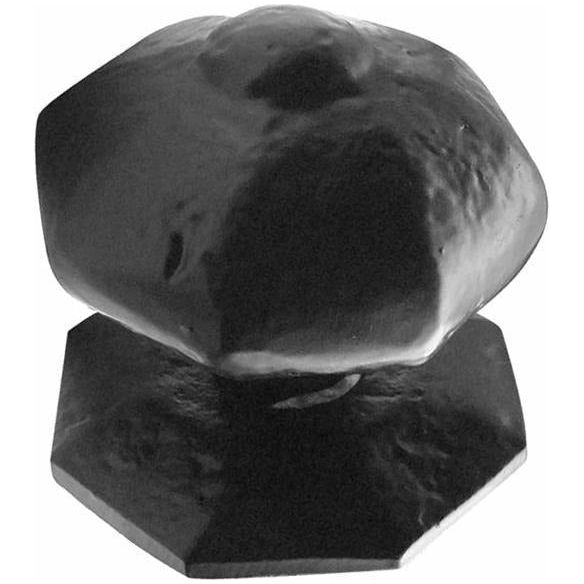 Frelan - Centre Door Knob (70mm Diameter) - Black Antique - JAB6 - Choice Handles
