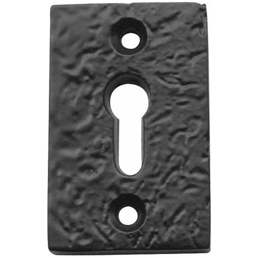 Frelan - Rectangular Standard Profile Escutcheon - Black Antique - JAB70 - Choice Handles