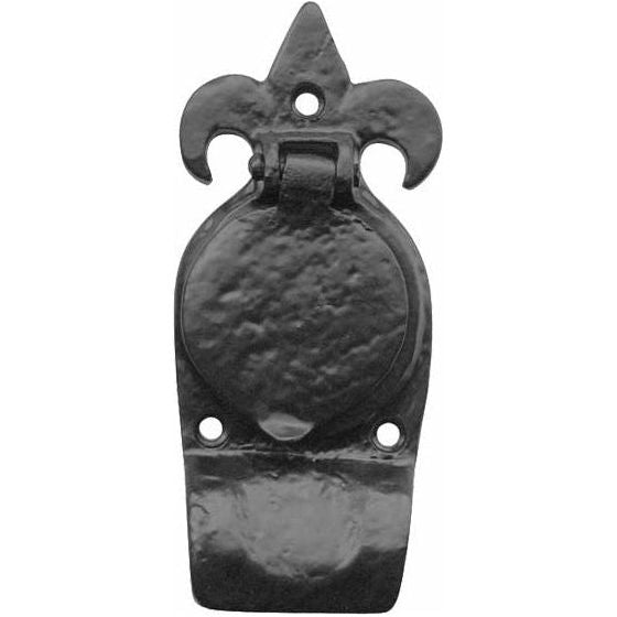 Frelan - Fleur De Lys Cylinder Cover - Black Antique - JAB9 - Choice Handles