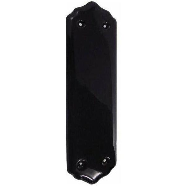 Frelan - Porcelain Fingerplate 280mm x 78mm - Black - JC61 - Choice Handles