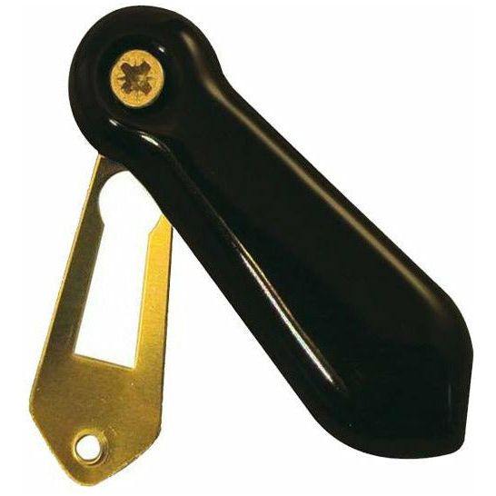 Frelan - Porcelain Covered Standard Profile Escutcheons - Black - JC62 - Choice Handles